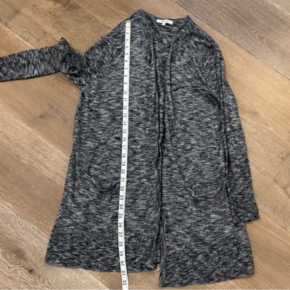 Madewell Charcoal Open Front Cardigan - Picture 5 of 9